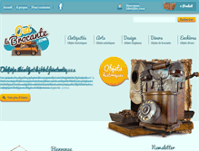Tablet Screenshot of ouilabrocante.com